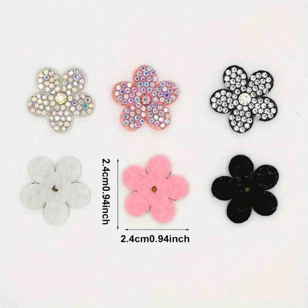 Rhinestone & Pearl Floral Appliqué for Garment Decoration - 图片 8