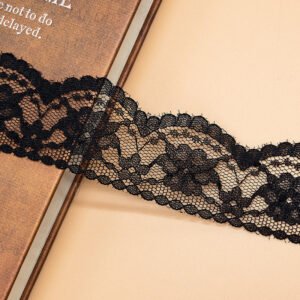 Stretch lingerie lace trim fabric for bra, bralette and underwear making